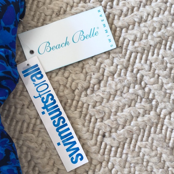 NWT Beach Belle modest tummy control swim suit - Picture 3 of 12